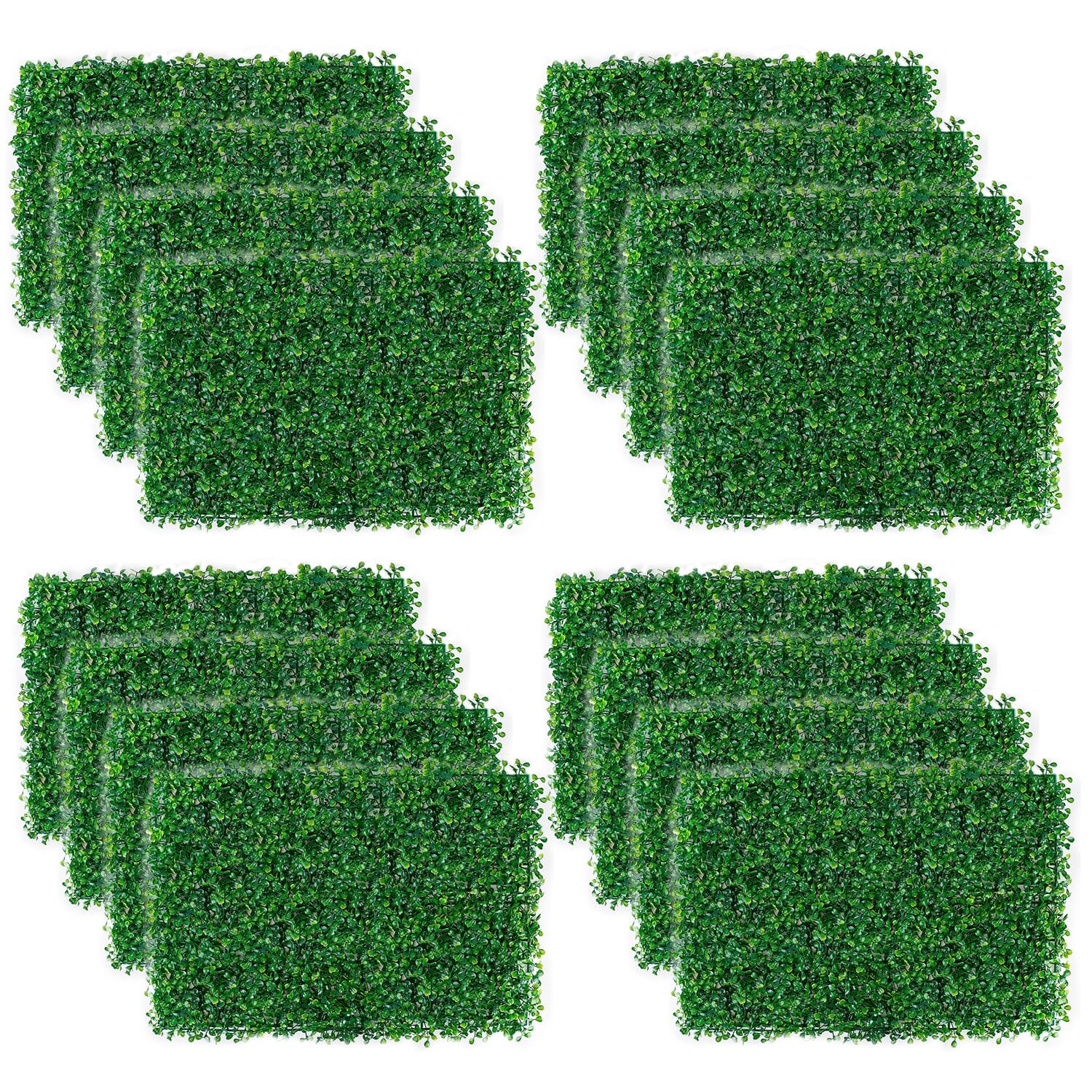 12-Piece: Artificial Boxwood Plant Grass Outlet Extremely