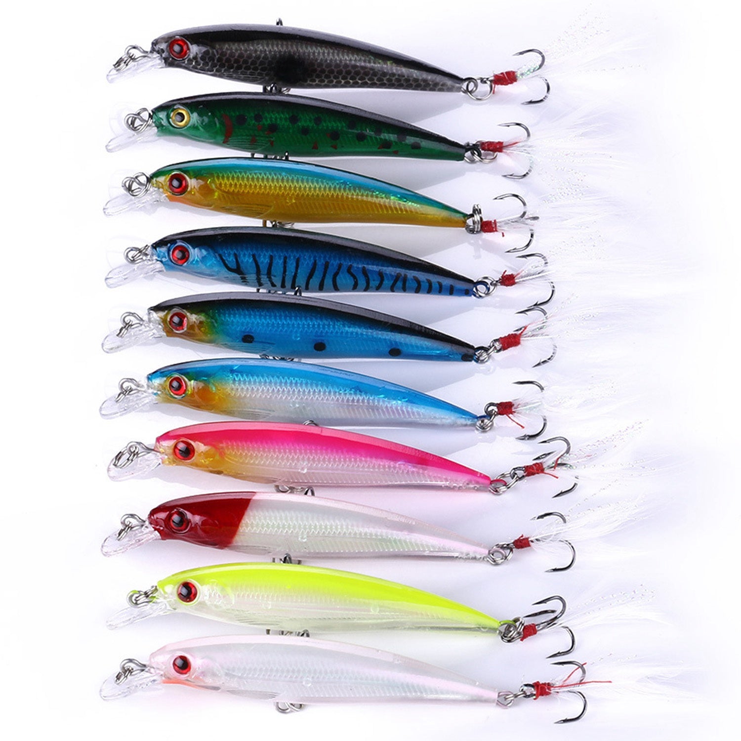 10-Piece: Fishing Lures Kit Outlet Locations