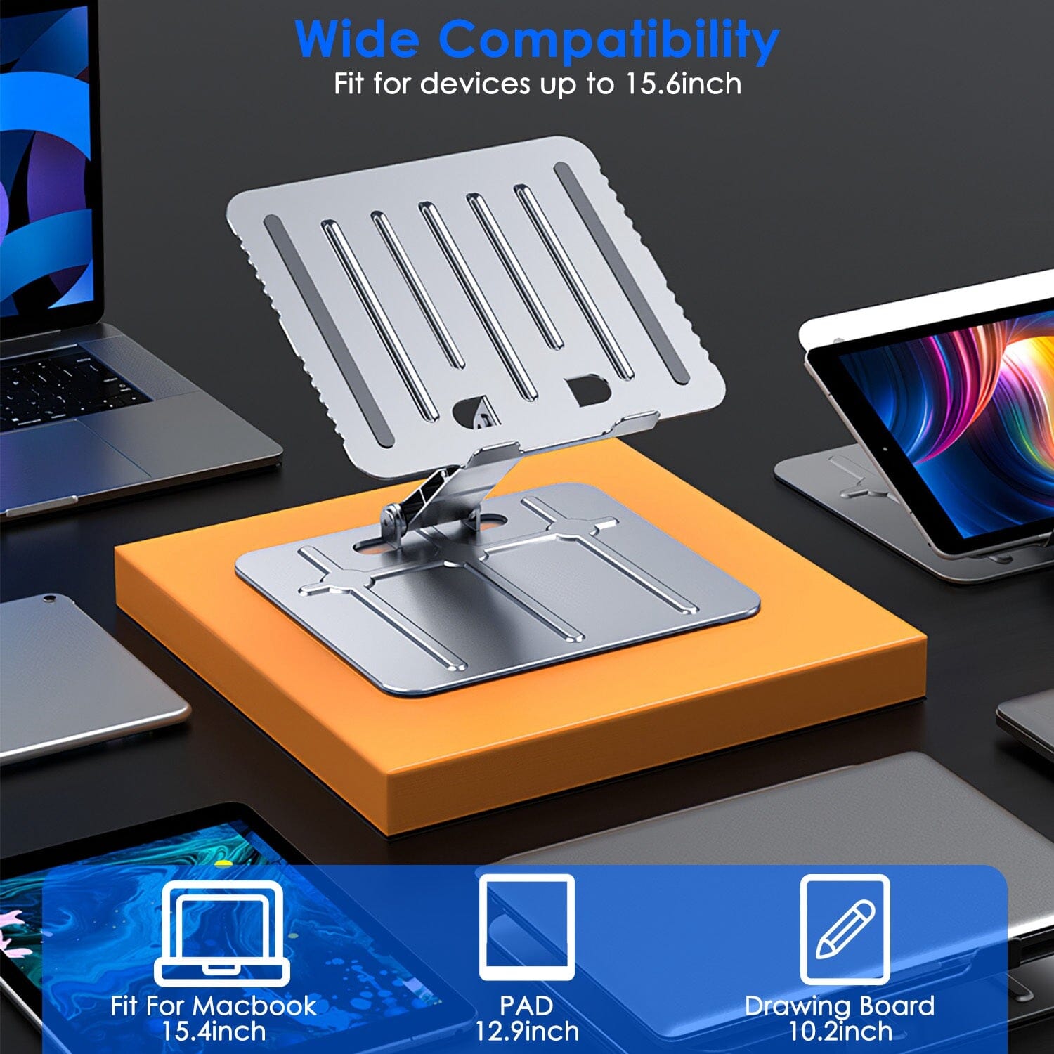 Adjustable Stepless Angle Laptop Stand Riser Sale Real