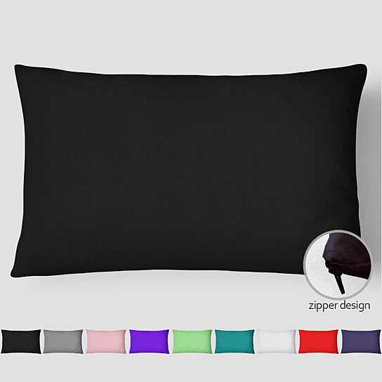 2-Pack: Breathable Lightweight Microfiber Standard Pillow Covers Discount View