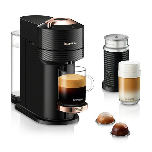 Nespresso Vertuo Next Coffee and Espresso Maker with Aeroccino Milk Frother (Refurbished) Popular Online