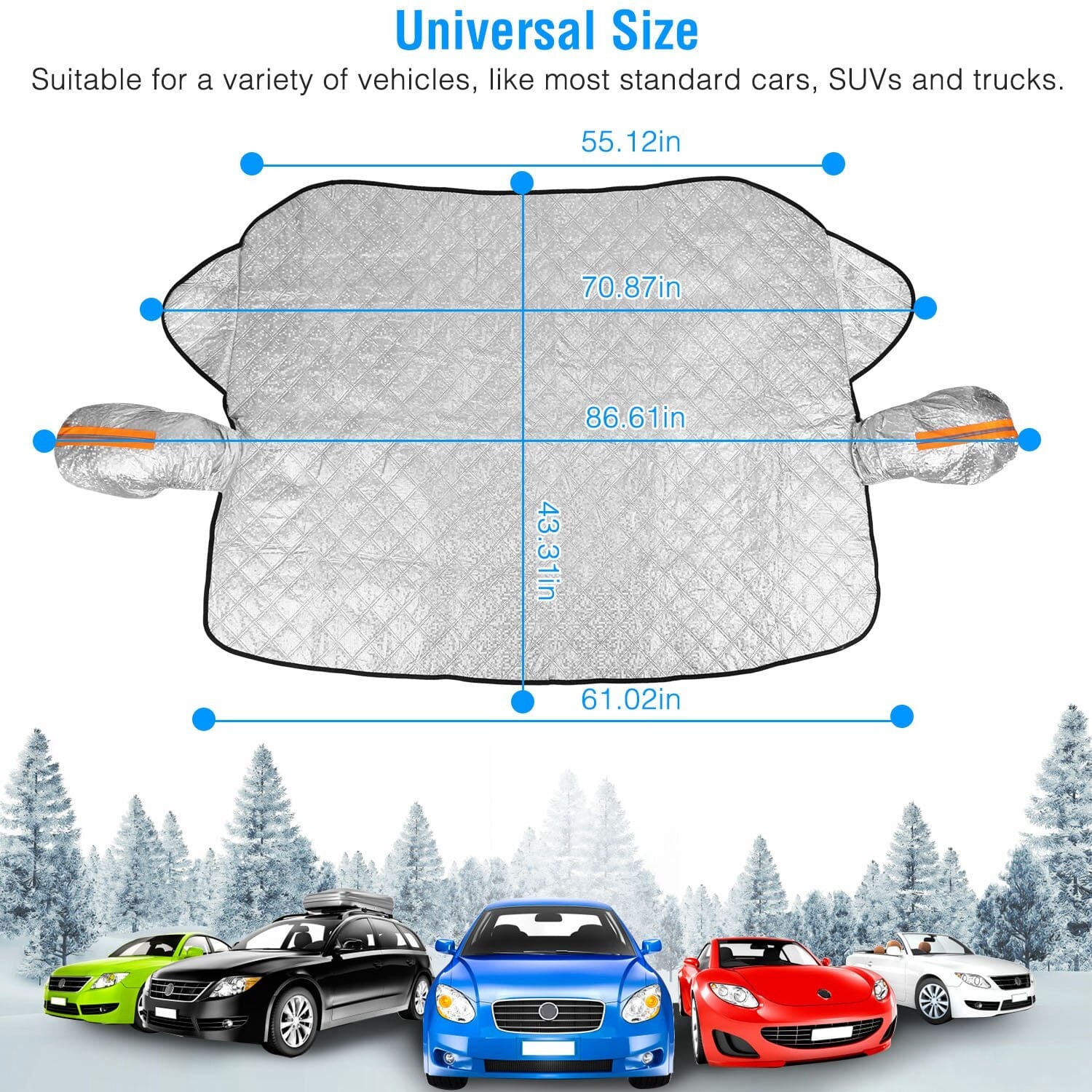 Car Windshield Snow Cover Windproof Magnetic Car Windscreen Cover Cheap Sale Explore