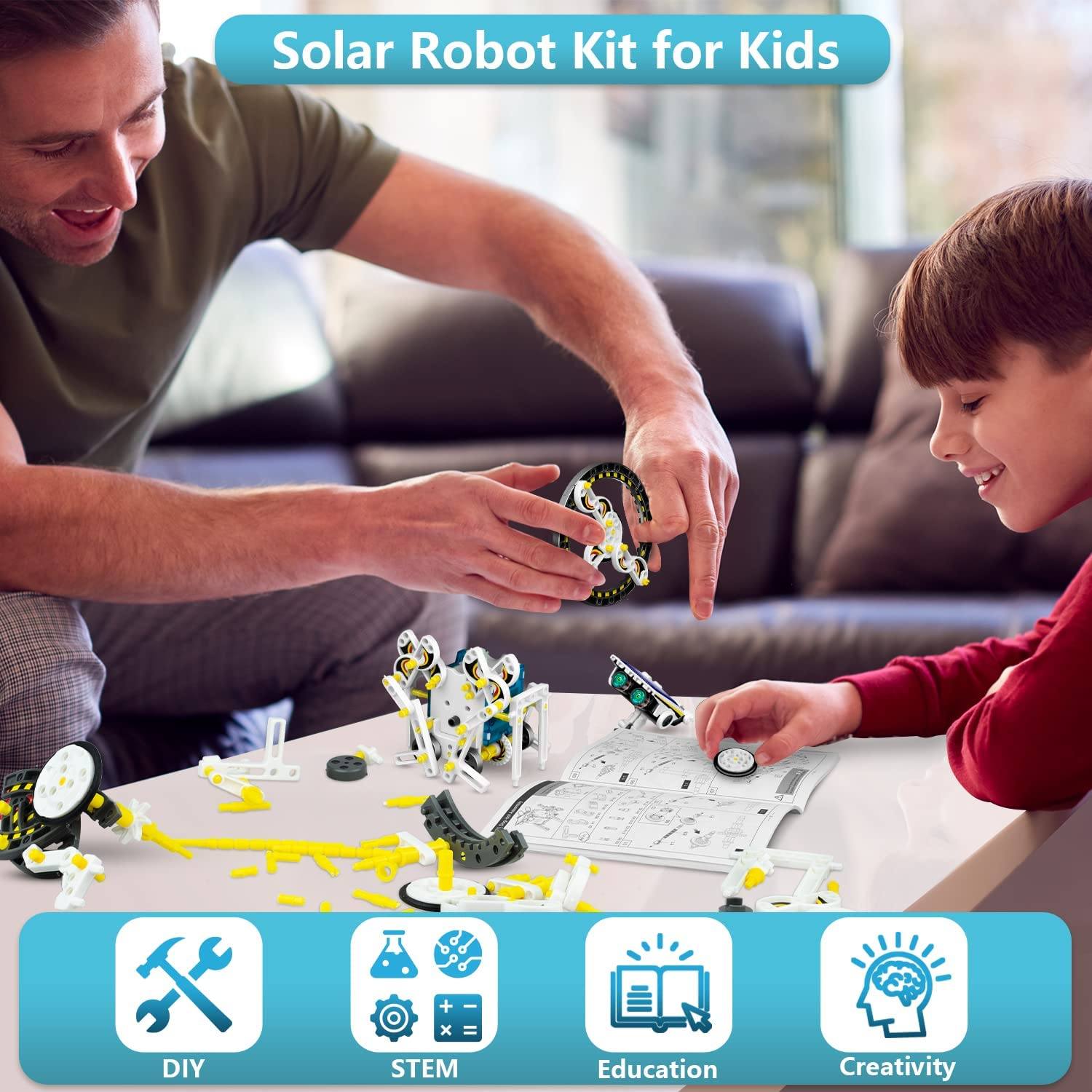 13-in-1 Solar Powered Robot Toy for Kids Sale Extremely