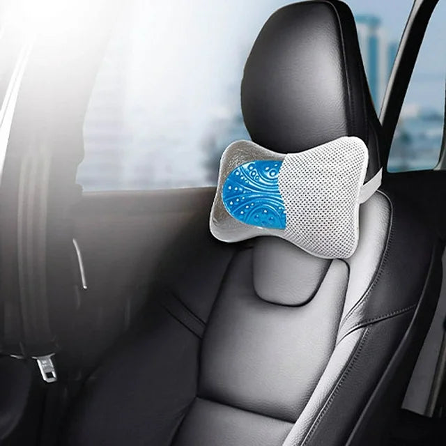 Hydro Gel Cooling Pillow – Secures to Any Headrest with an Elastic Strap Sale Low Shipping Fee