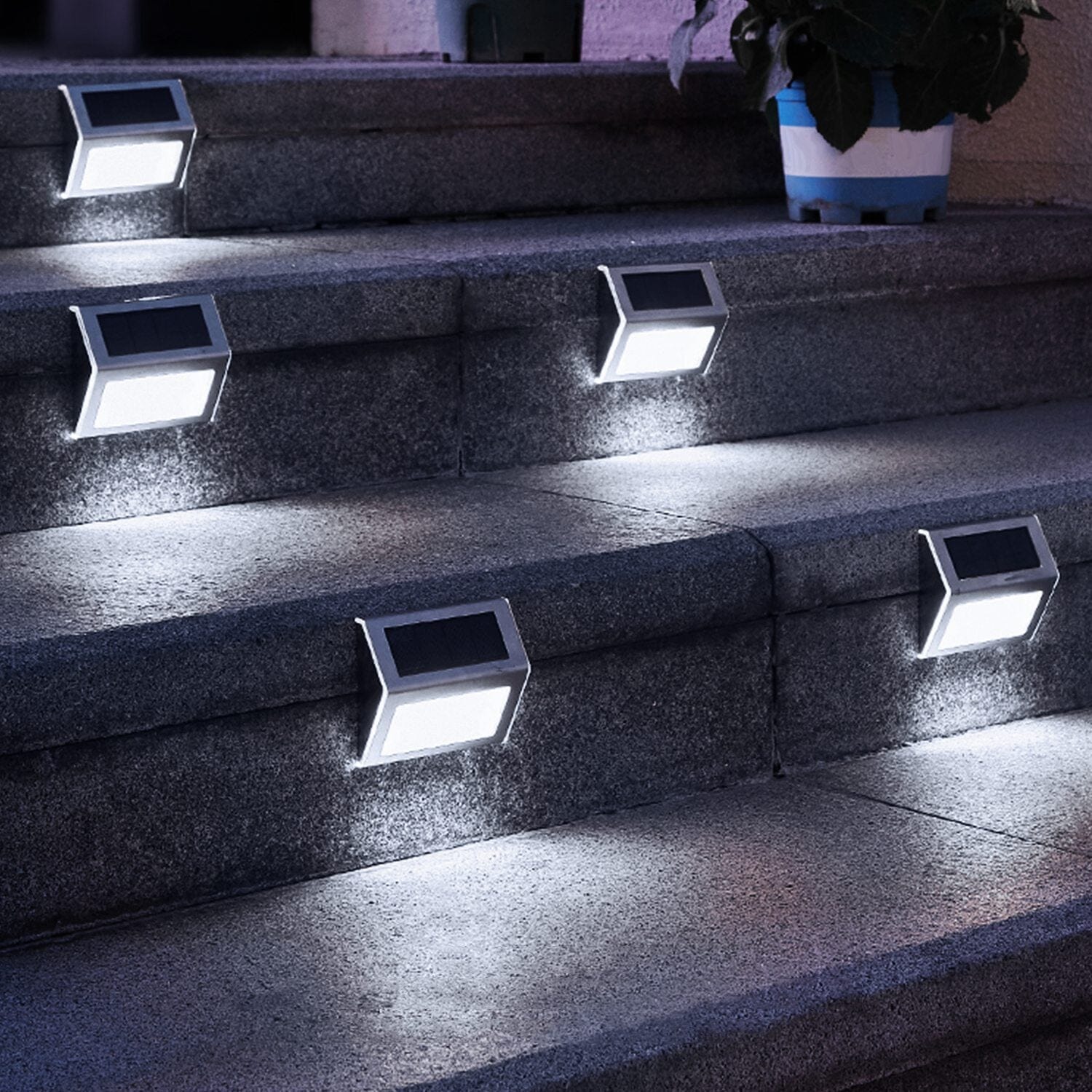 6-Pack: Solar Step Lights Online Cheap Pice