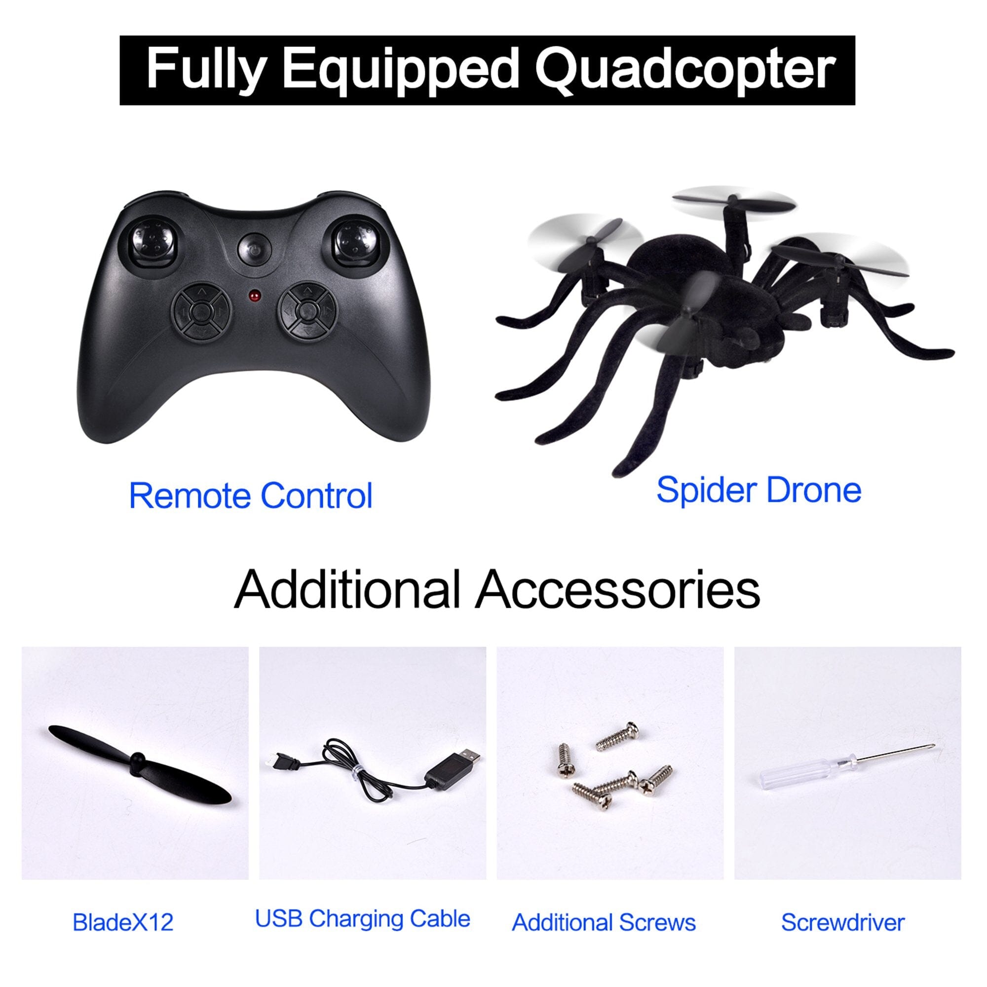 Remote Control Spider Quadcopter Toy Drone Tumblr Cheap Pice