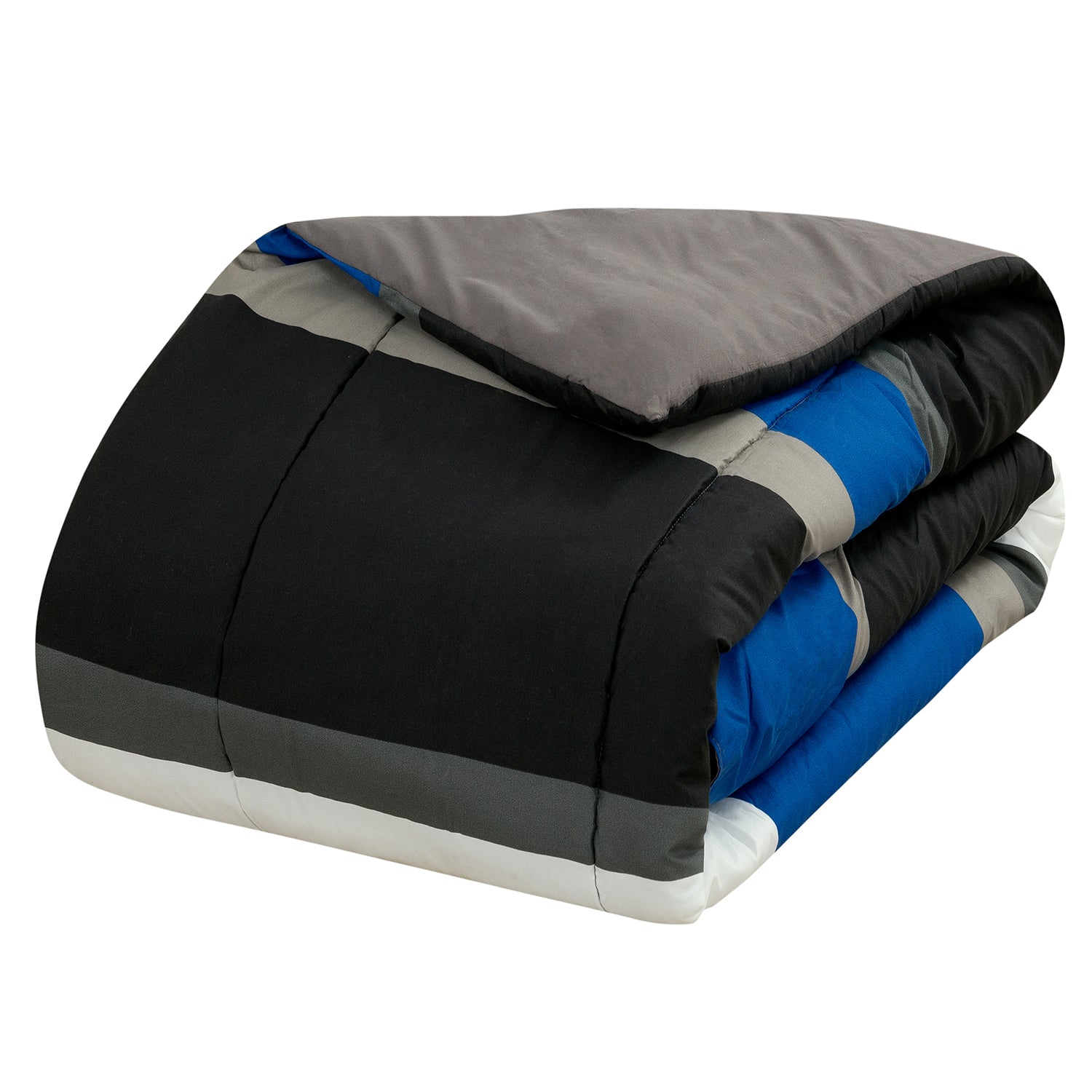 Brooklyn Flat Rugby Stripe Bed-in-a-Bag Set Supply