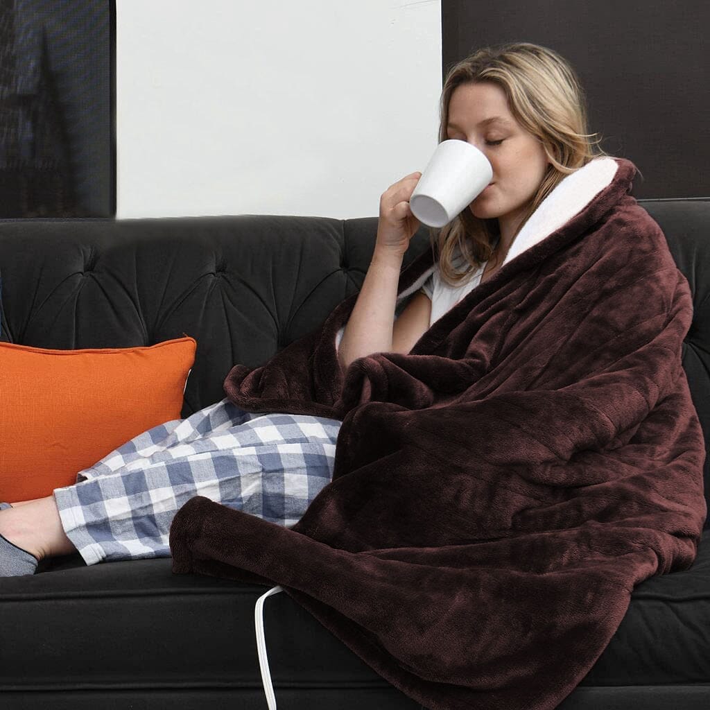 Electric Heated Flannel Throw Blanket Cheapest Cheap Online