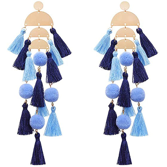 Boho Long Tassel Fringe Earrings Discount Best Place