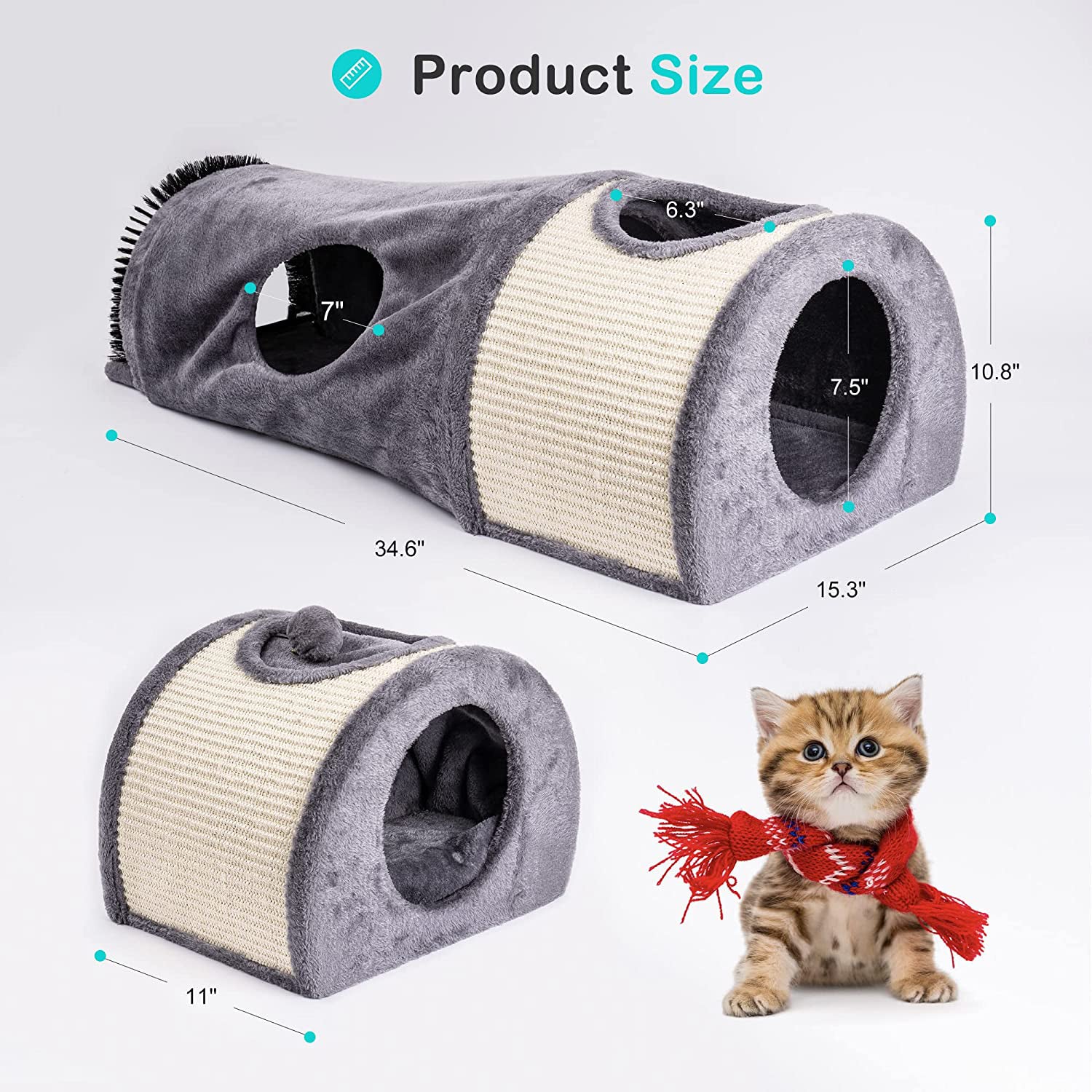 Cat Tunnel Bed Cat House Sisal Grab Bed Cheap Sale For Cheap