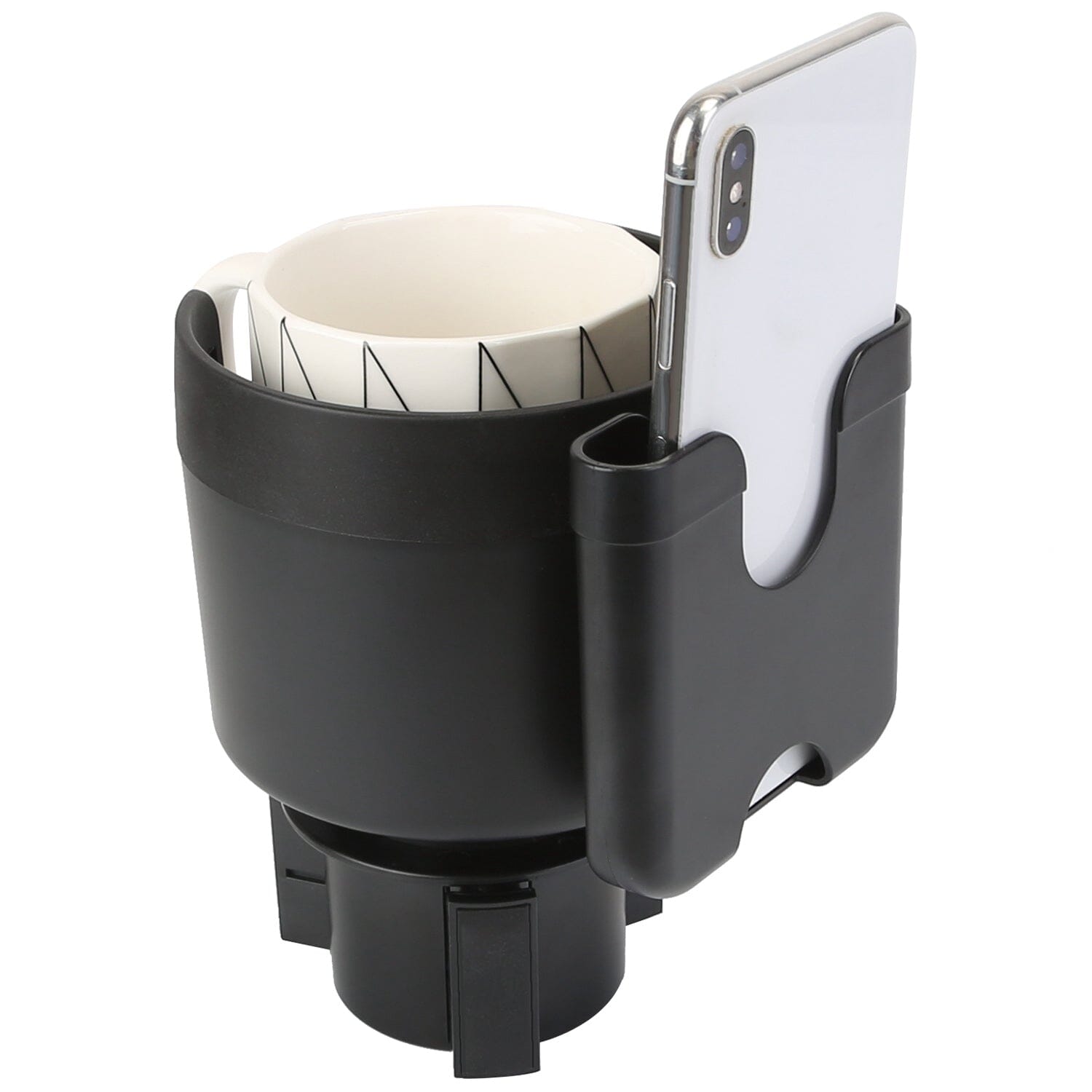 2-in-1 Car Cup Holder with Phone Holder Adjustable Base Clearance Ebay