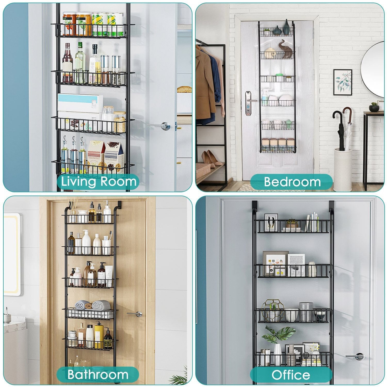 6-Tier Over Door Pantry Organizer Cheap Sale Cheap