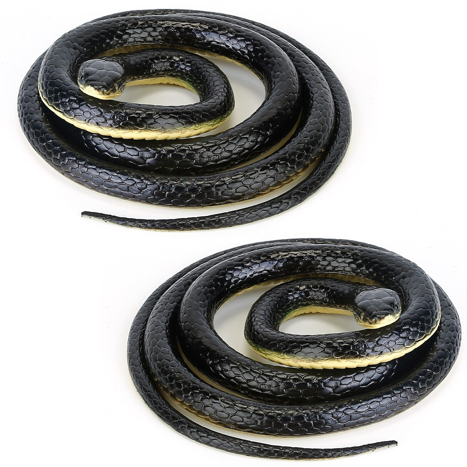 2-Piece: 50 Long Realistic Rubber Snakes Buy Cheap Outlet