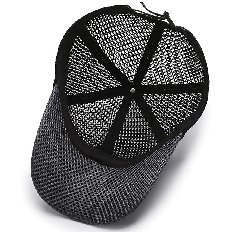 Men's Simple Baseball Cap Dailywear Outdoor Mesh Sale Geniue Stockist