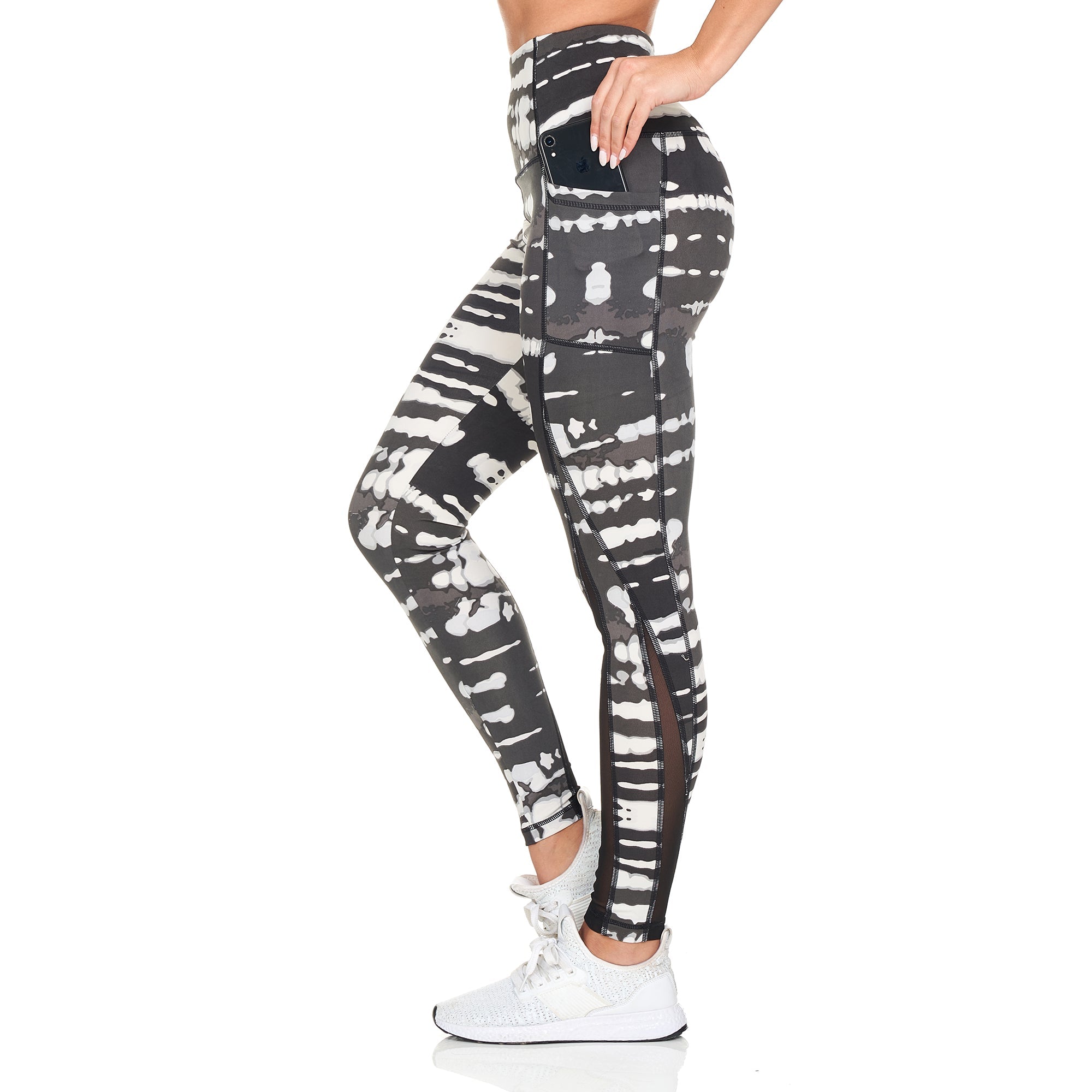 Women's Active High Rise Printed Leggings With Pockets Cheap Sale Reliable