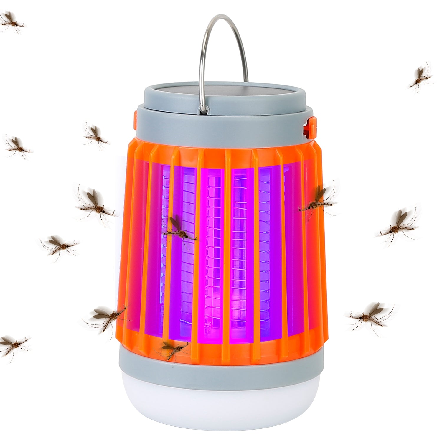 Solar USB Electric Bug Zapper with 5 Light Modes Hanging Hook Cheapest Pice