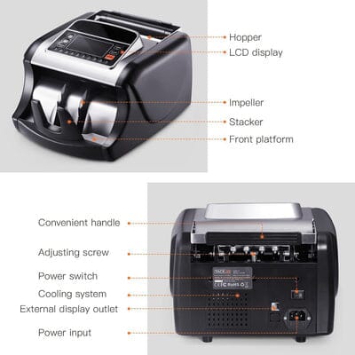 Bill Counter, UV/MG/IR Detection, Counterfeit Bill Detection - MMC01 Buy Cheap Affordable