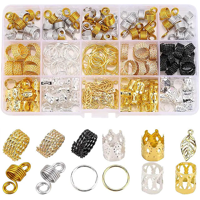 200-Pieces: Loc Hair Jewelry for Women Braids and Dreadlocks Visa Payment Cheap Pice