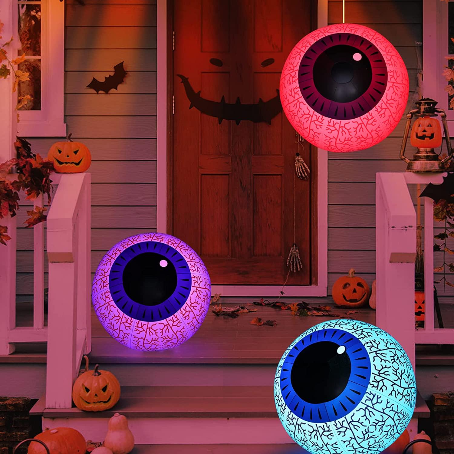 24-Inch Halloween Inflatable Ghost Eyeball Decor Visit Cheap Pice