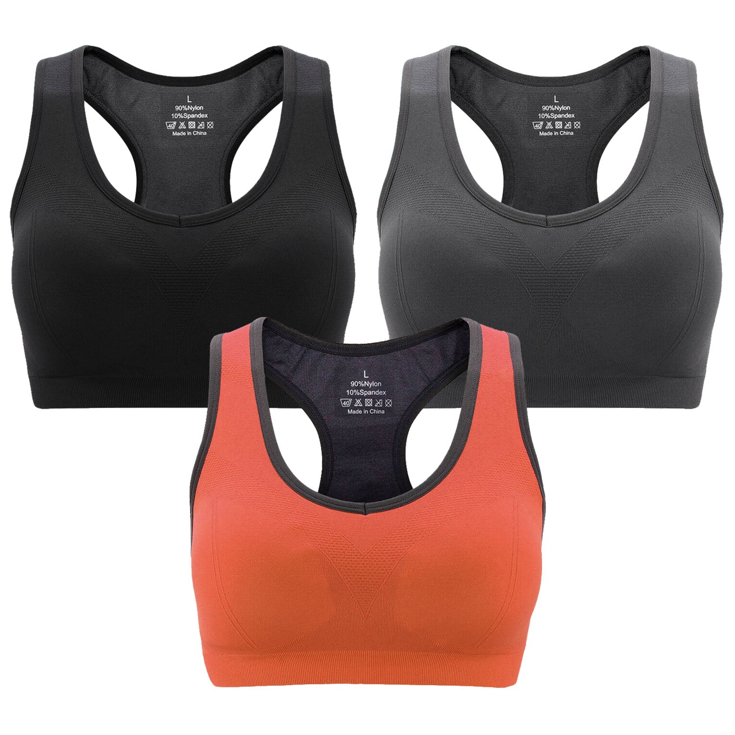 3-Pack: Women Padded Sports Bras Online Online Cheap Pice