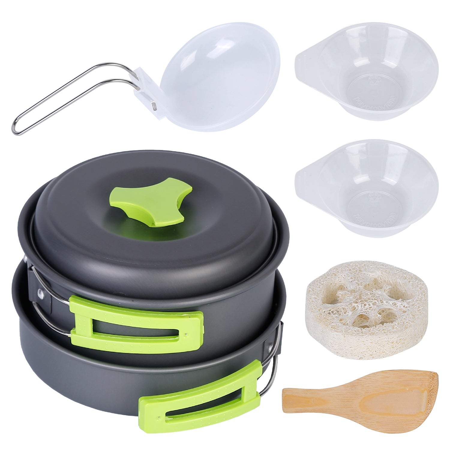 9-Piece: Camping Cookware Set Free Shipping Sast