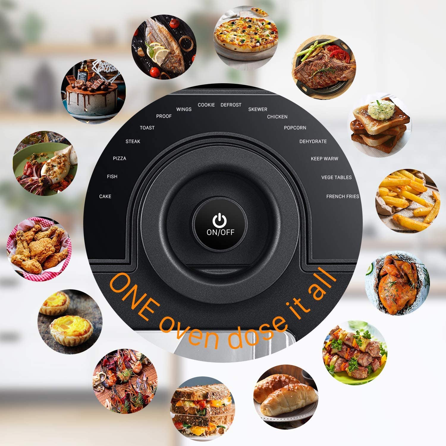 Geek Chef Electric Air Fryer Oven Sale In China