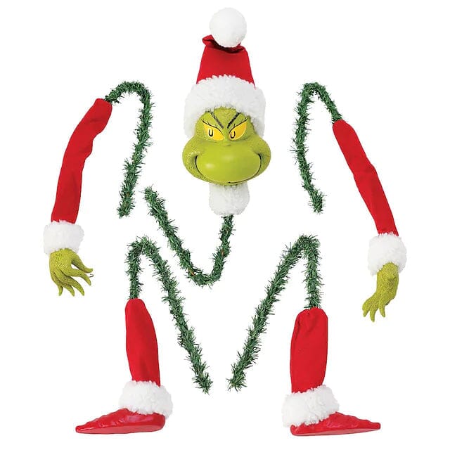 5-Piece Set: Grinch Christmas Tree Decorations, Elf Head, Christmas Tree Arms and Legs For Sale Online