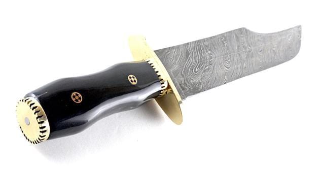White Deer Damascus Steel Alamo Jim Bowie Knife, 11.5 Blade, Bone Handle, Sheath - DM-700 Outlet Websites