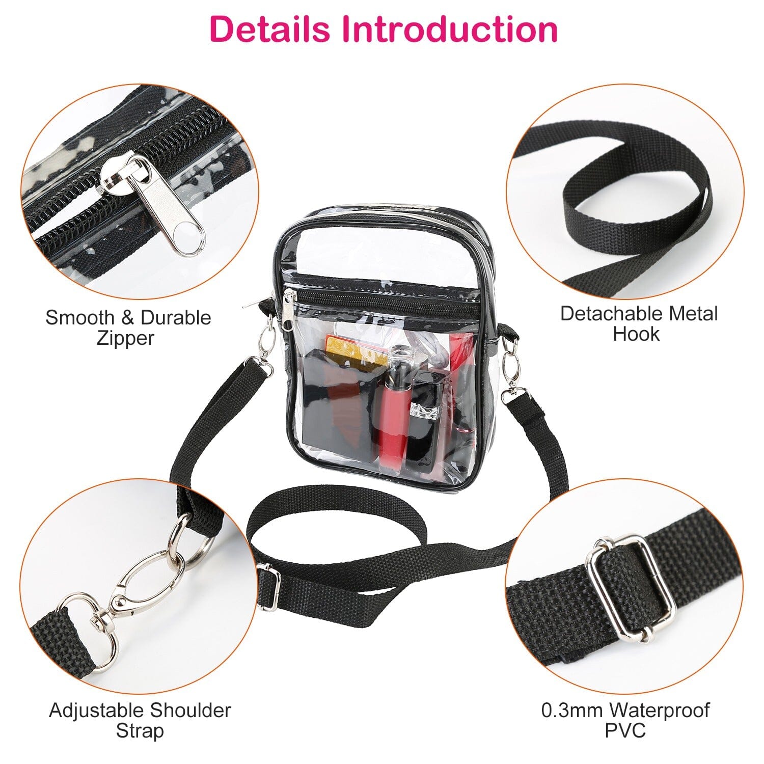 Clear Crossbody Bag Stadium Approved Discount