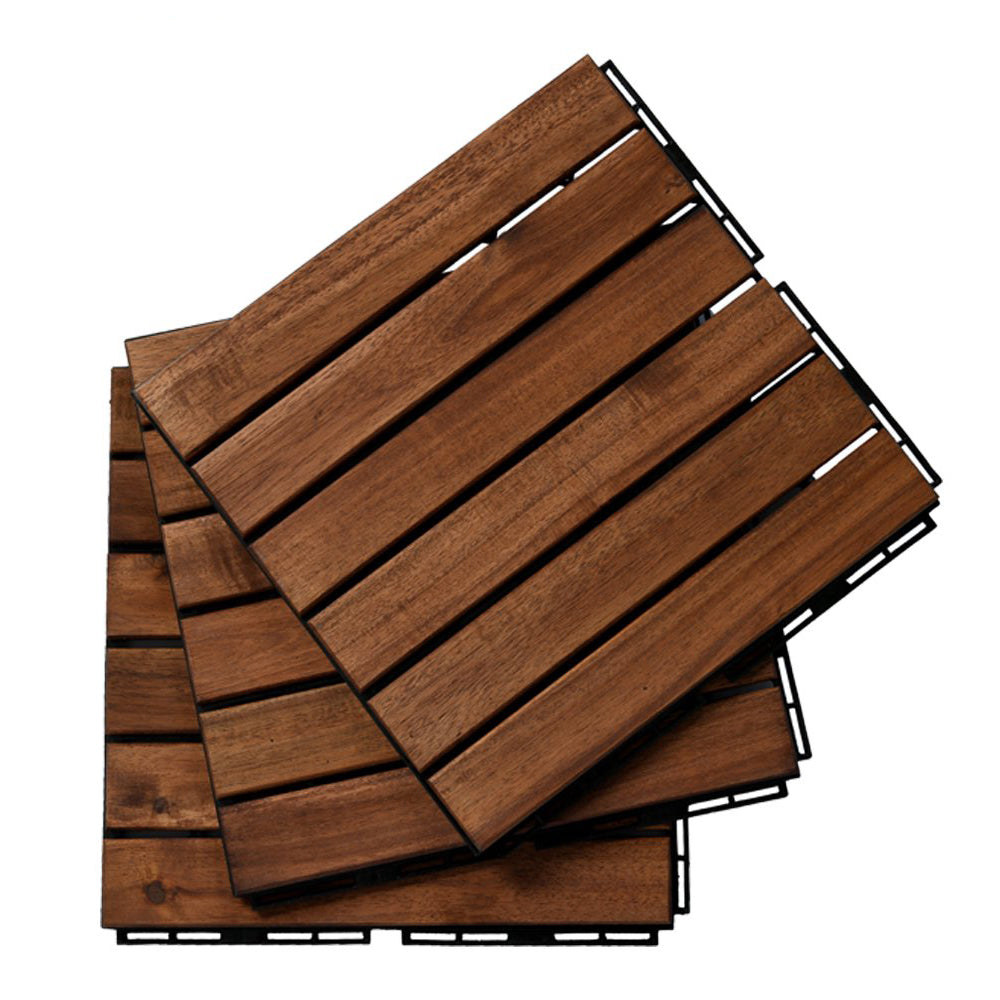 12 x 12 Square Teak Interlocking Deck Tiles Buy Cheap Best Sale