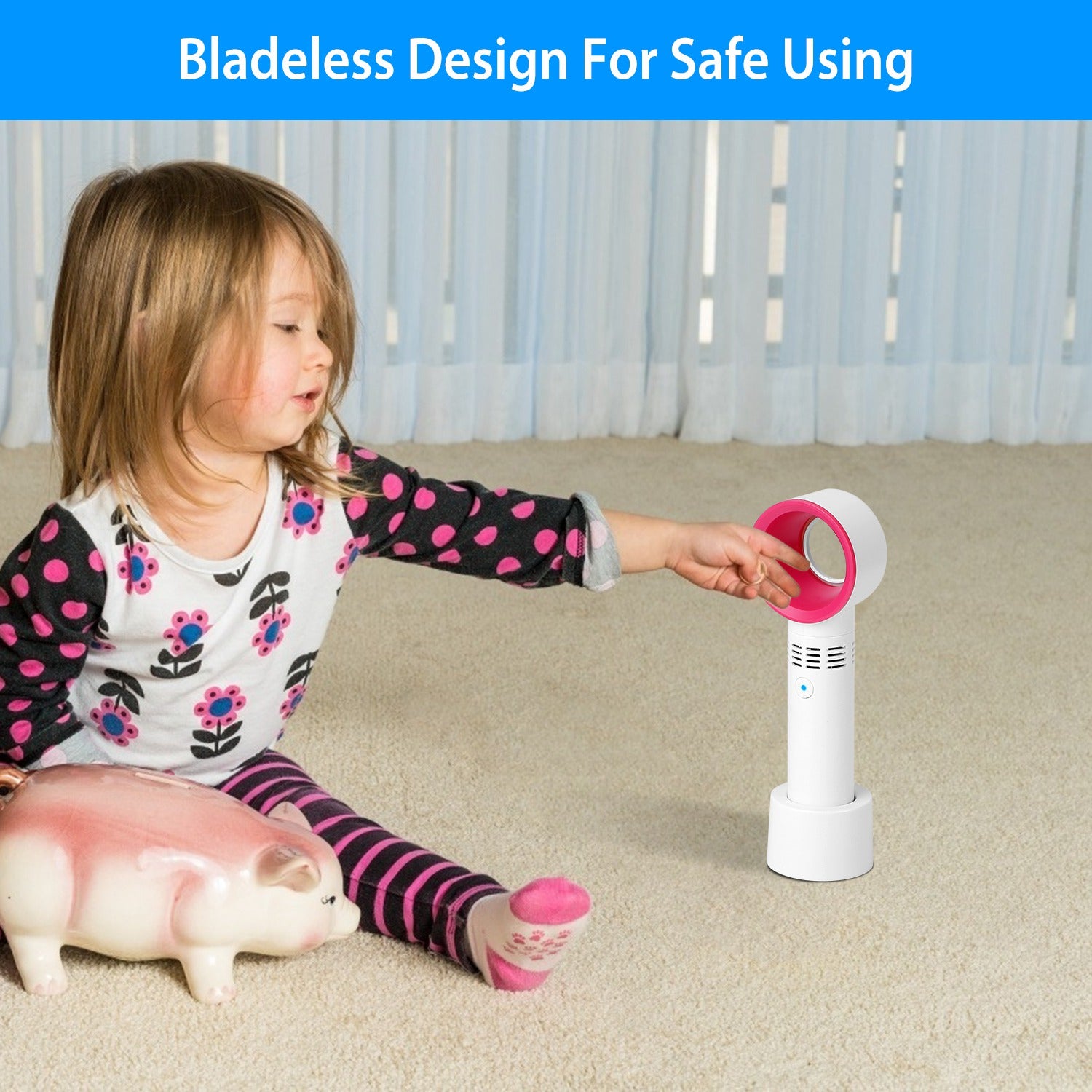 Portable Handheld Bladeless Fan Discount With Mastercard