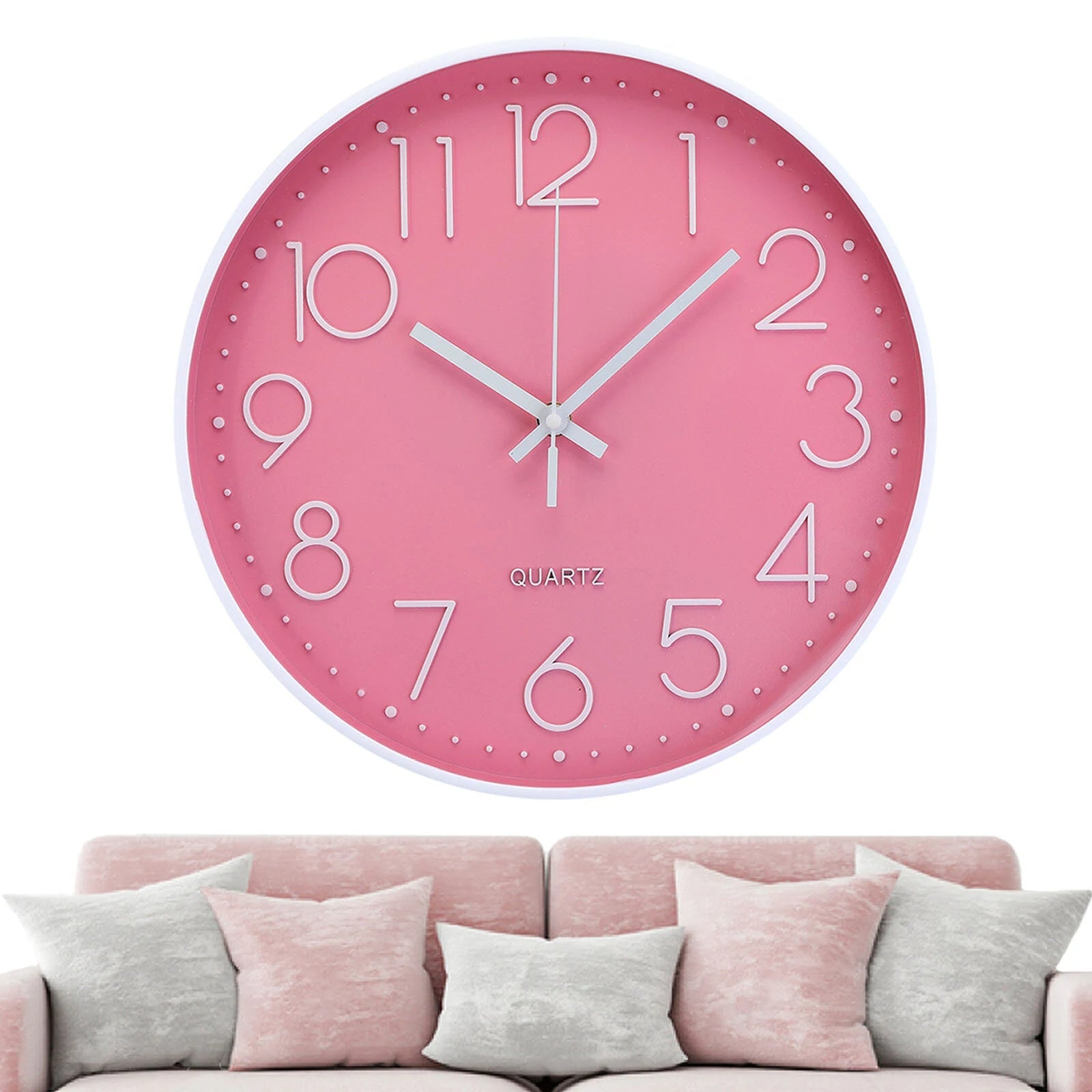 Silent Quartz Decorative Battery Powered Wall Clock Browse