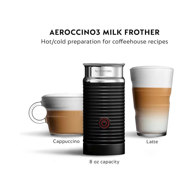 Nespresso Vertuo Next Coffee and Espresso Maker with Aeroccino Milk Frother (Refurbished) Popular Online