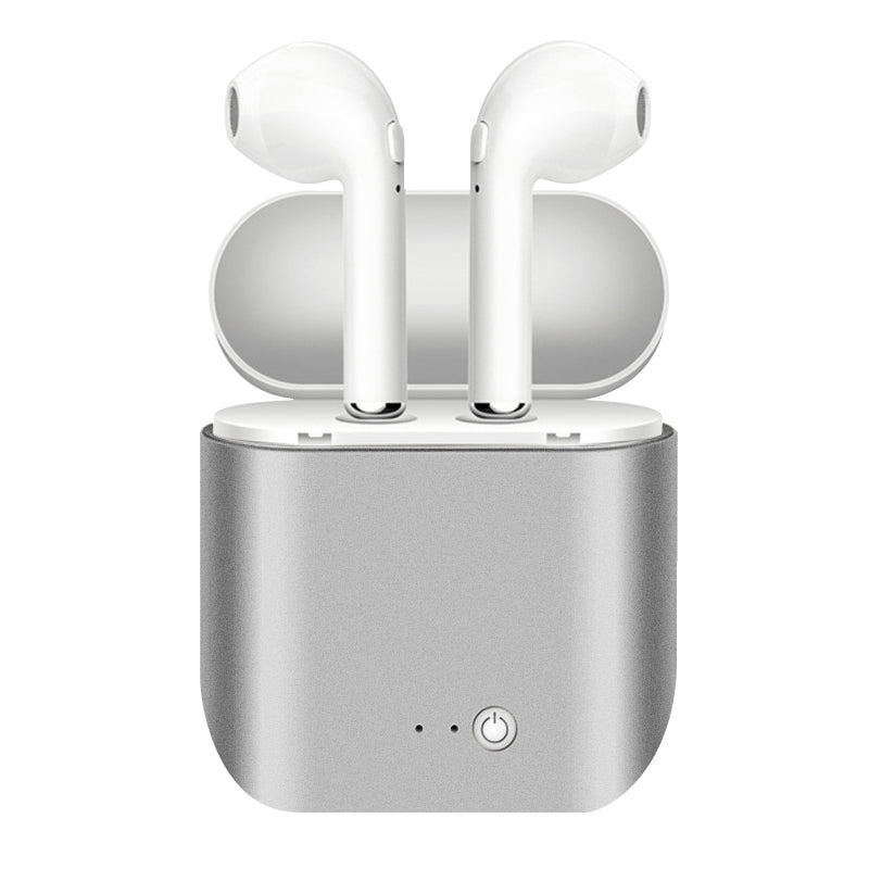 Metallic Wireless Earbuds & Charging Case Set Get Authentic Cheap Pice