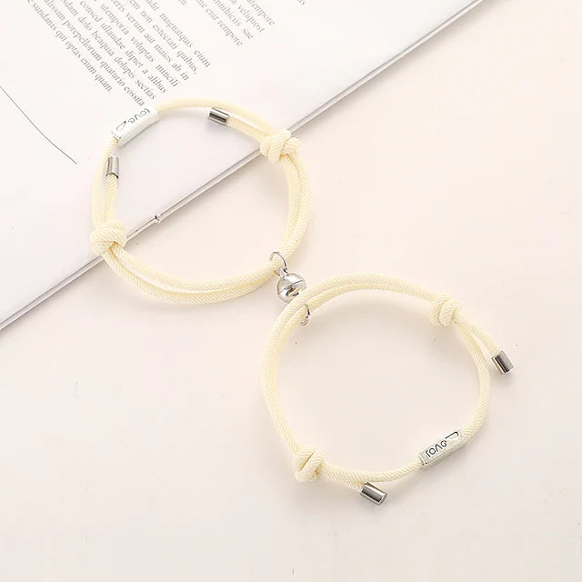 Magnetic Adjustable Simple Rope Couple Bracelet Original Cheap Pice