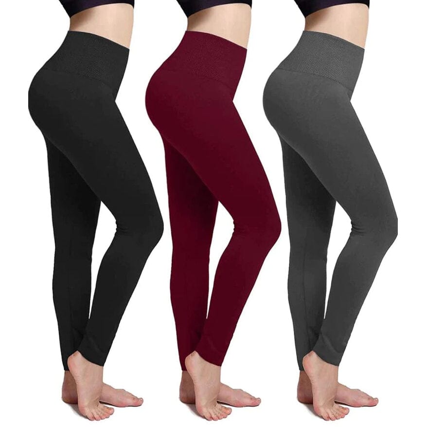 3-Pack: Women’s Fleece Lined Leggings High Waist Soft Stretchy Warm Leggings Cheap Sale Visit