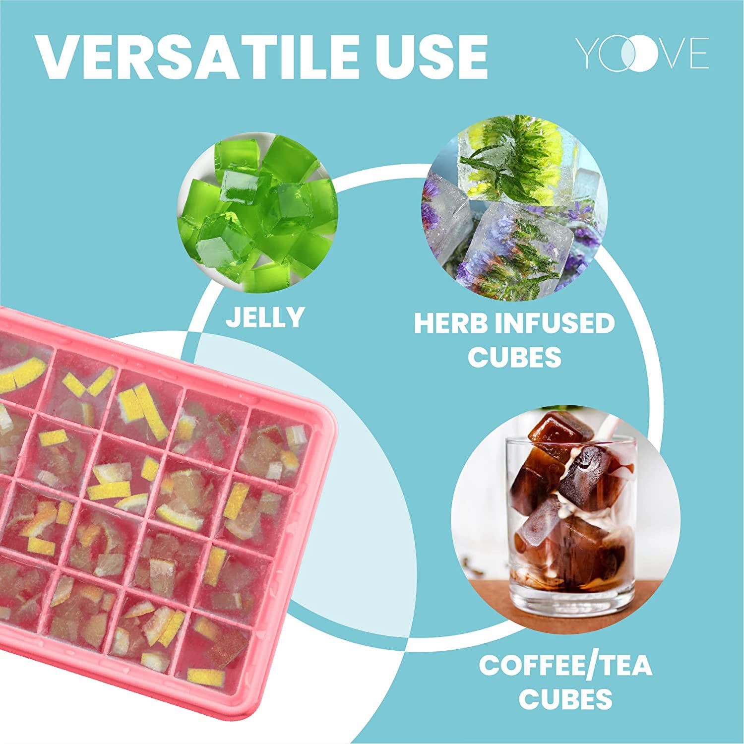 Ice Cube Tray with Lid and Bin Best Sale Cheap Online