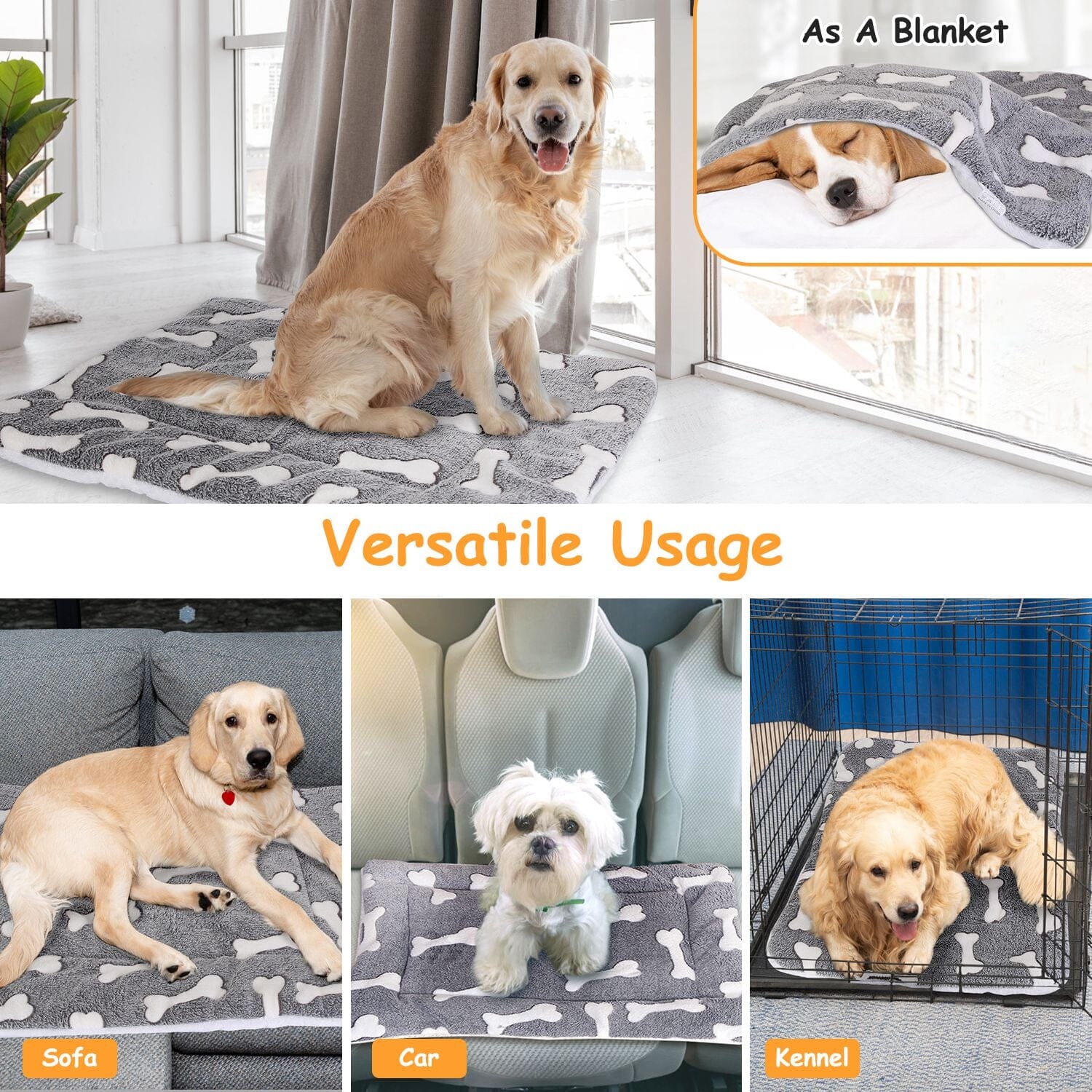 Comfortable Flannel Dog Bed Mat Outlet Best Place