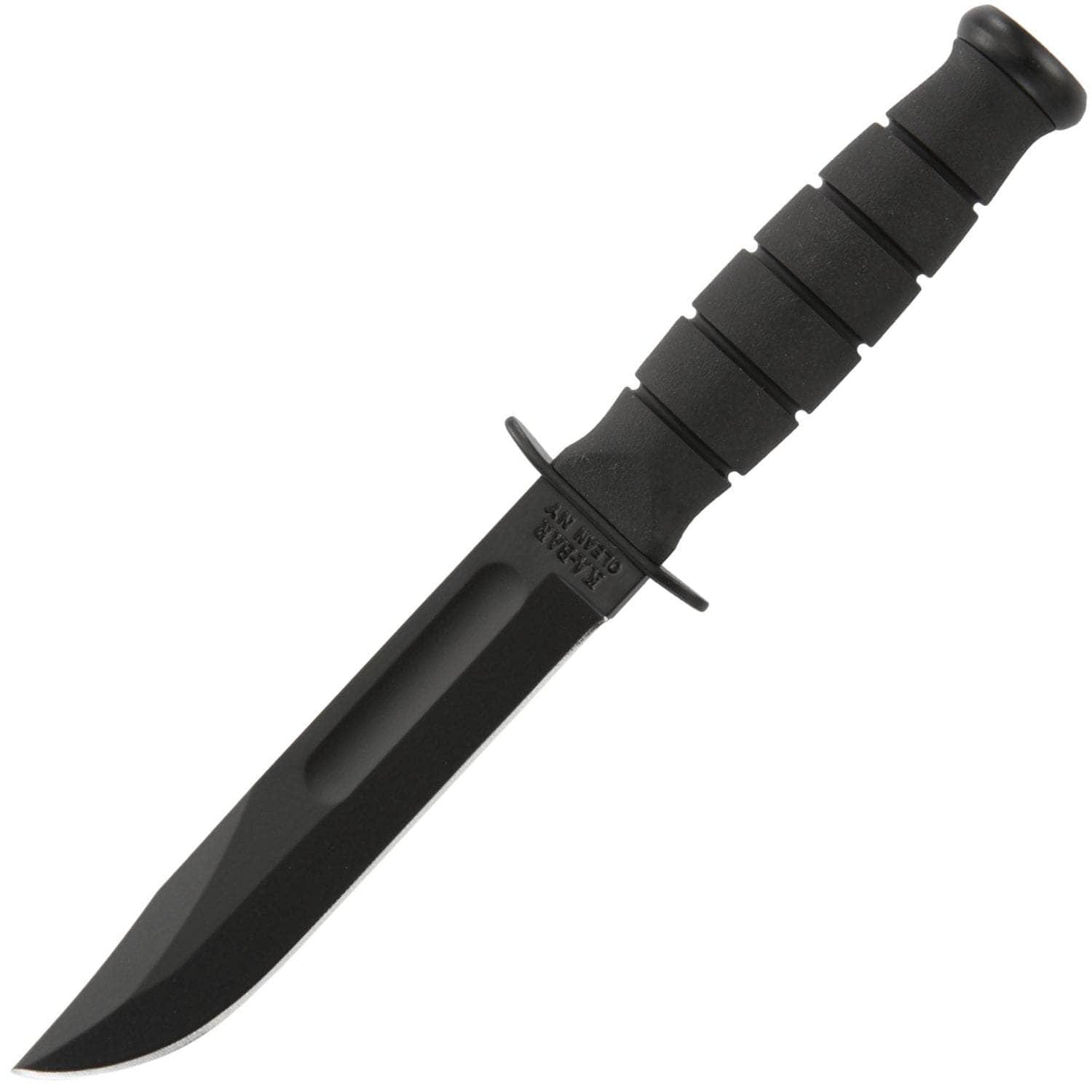 KA-BAR Short Fighting Knife, 5.25 Black Blade, Kraton Handle, Kydex Sheath - 1258 Cheapest Pice Cheap Pice