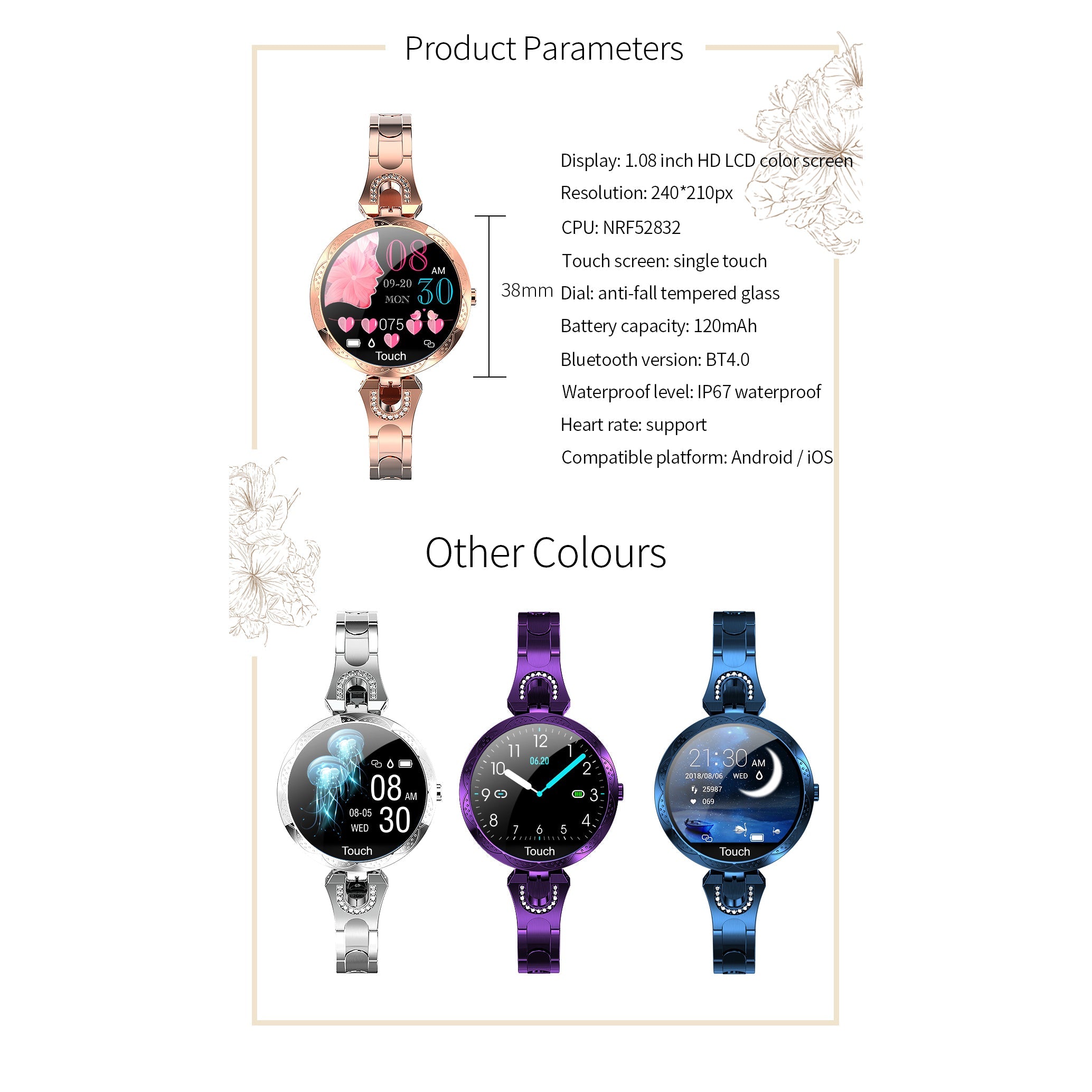 AK15 Women's Smart Watch Sale Cost