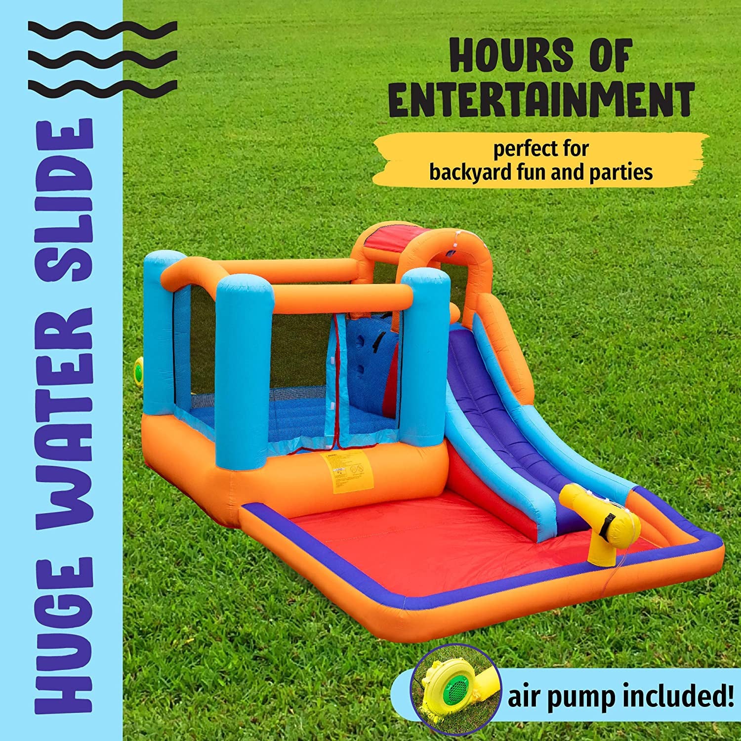 Giant Bounce House Water Slide with Pool Area Free Shipping Popular