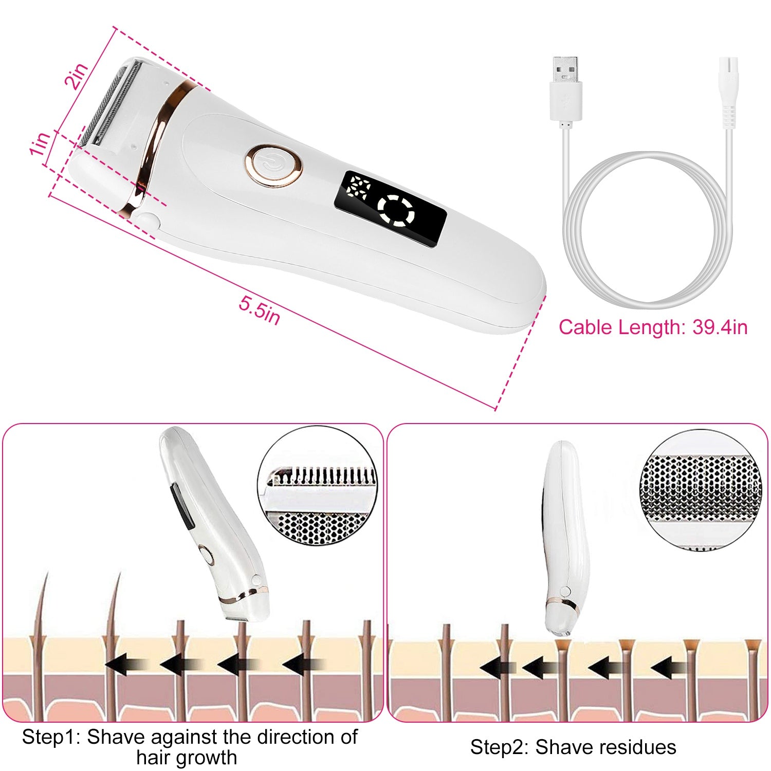 Women's Shaver Electric Hair Remover Outlet Good Selling