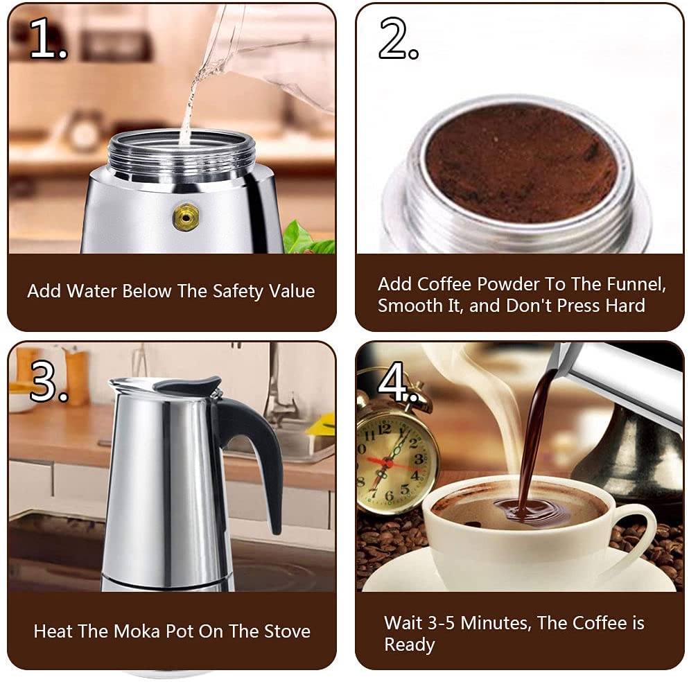 Stovetop Espresso & Moka Pot Italian Coffee Maker Discount Official Site