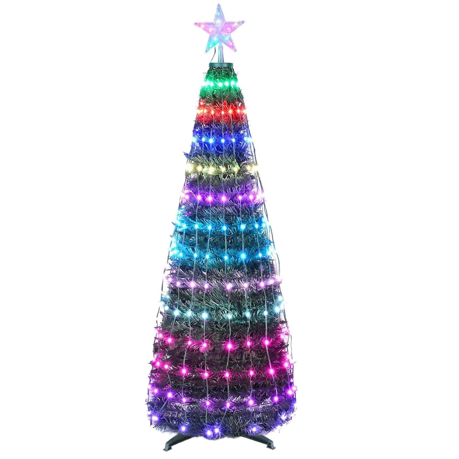 LED Lights Collapsible Christmas Tree Light with Remote App Control High Quality Cheap Pice