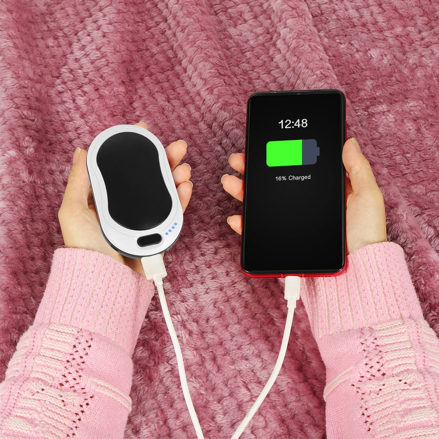 10000mAh Power Bank Rechargeable Pocket Warmer Double-Sided Heating Buy Cheap Affordable