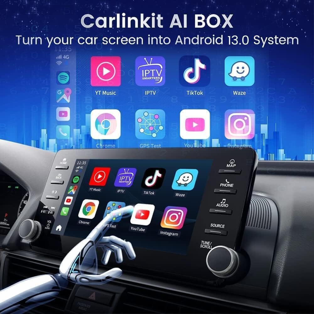 Carlinkit Android 13.0 CarPlay Ai Box Max  (Refurbished) Huge Surprise For Sale