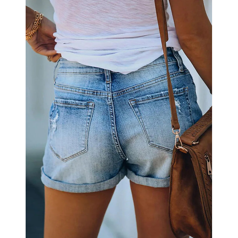 Women's Casual Fashion Jeans Denim Shorts Cheap For Cheap