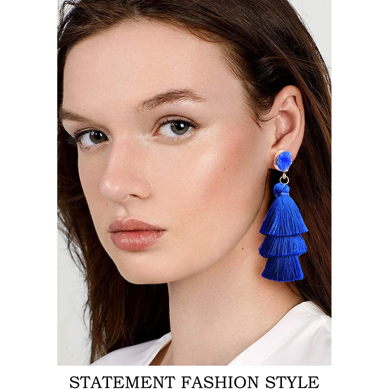 Me&Hz Colorful Layered Tassel Earrings Discount The Cheapest