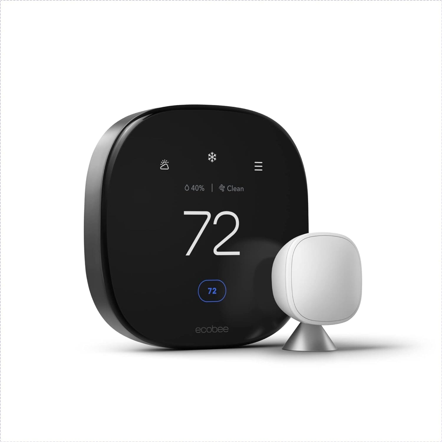 ecobee New Smart Thermostat Premium with Smart Sensor and Air Quality Monitor  (Refurbished) Sale Cheap Pice