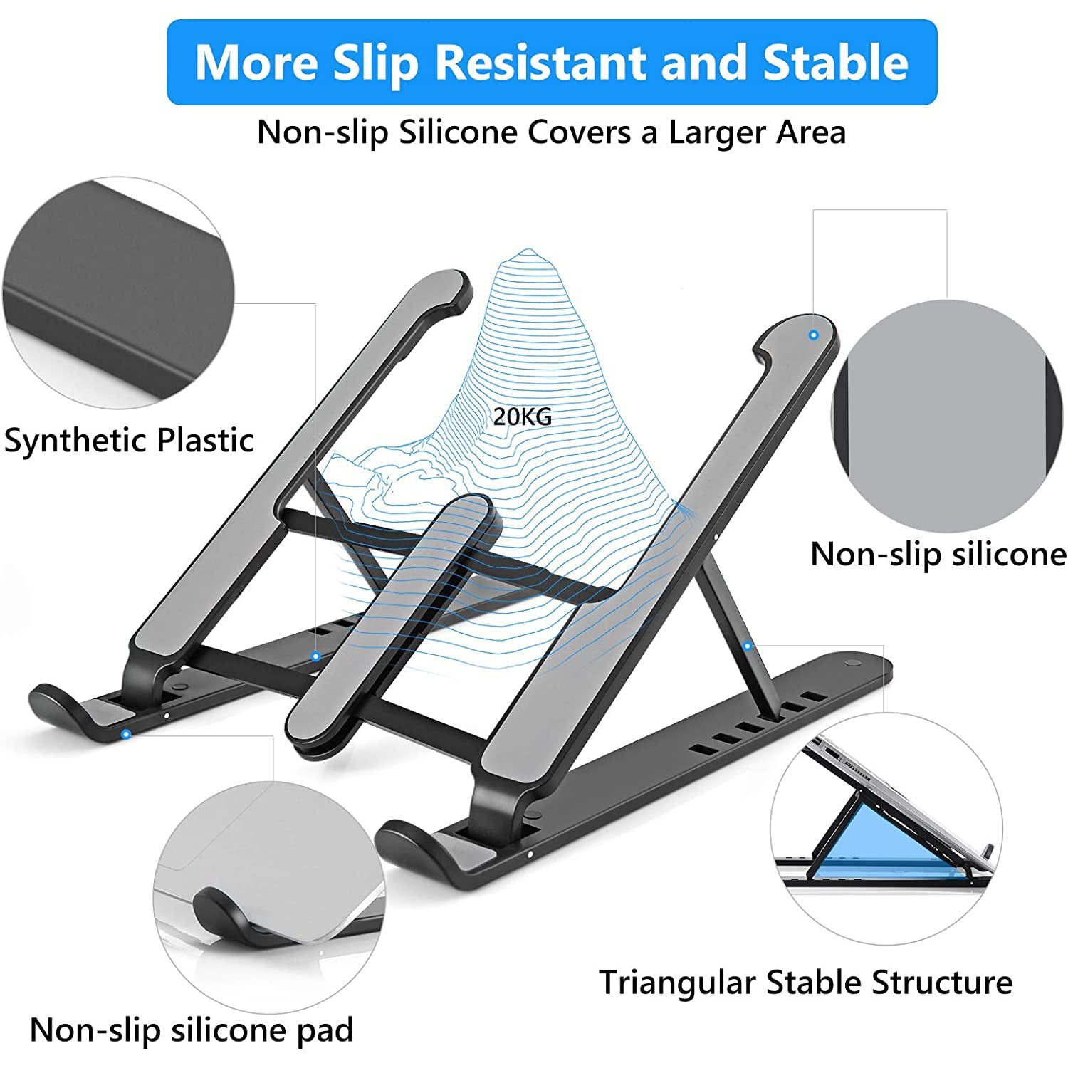 Adjustable Foldable Laptop Stand Clearance Factory Outlet